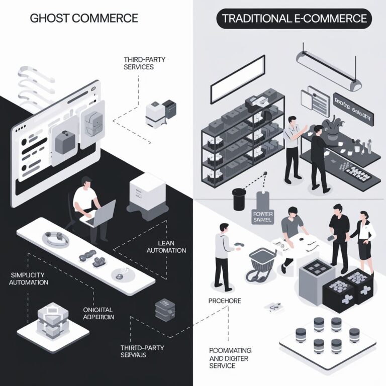 Ghost commerce vs Ecommerce